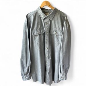 Vintage L.L Bean | Long-sleeved Button Down Men's XXL Tall 100% Cotton